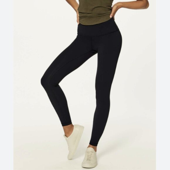 Lululemon Wunder Under Hi-Rise Tight (Brushed 28") Black  Full-On Luxtreme Sz 6 - Picture 1 of 16